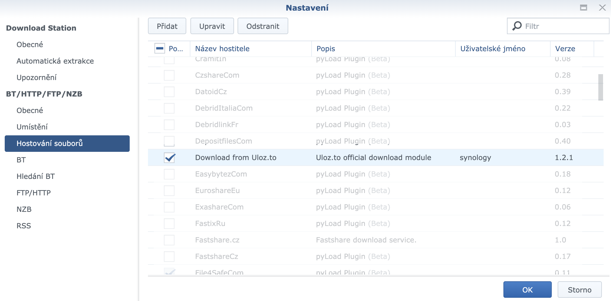 Uloz To Plugin For Synology Nas Uloz To